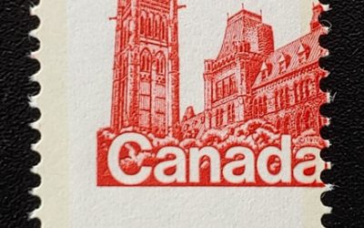 Canada #716 Never Hinged 1978 14c Parliament Misperf, ex Penko