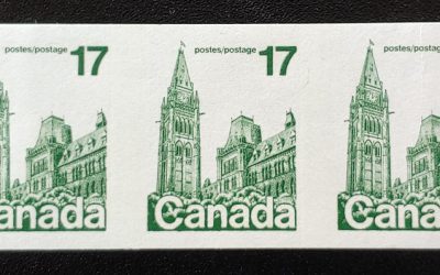 Canada #806a VFNH 1979 17c Parliament Imperforate Coil Strip