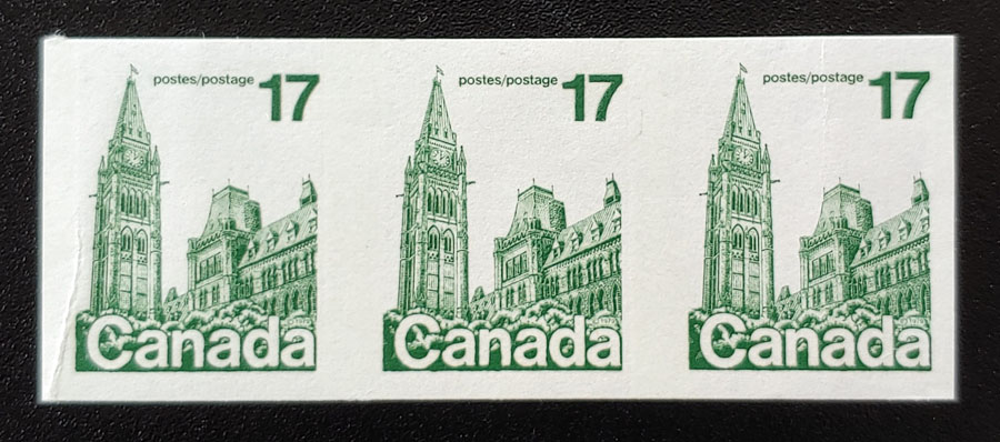 Canada #806a VFNH 1979 17c Parliament Imperforate Coil Strip $300