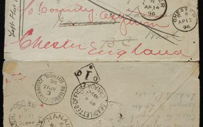 New Westminster, B.C. 21 Mar 1896 3c Dead Letter, open 3 sides