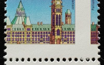 Canada #1163 Never Hinged 1987 37c Parliament Misperf ex Penko