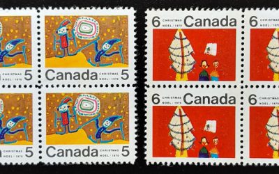 Canada #522pi, 525pi VFNH Tagged Centre Block duo (8)
