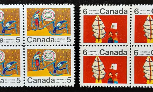 Canada #522pi, 525pi VFNH Tagged Centre Block duo (8)