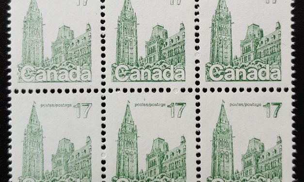 Canada #790 Never Hinged 1979 17c Underinked Block of Six