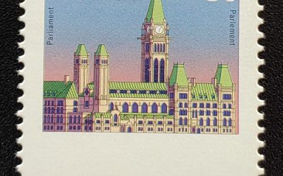 Canada #1165 Never Hinged 1988 38c Parliament Misperf, ex Penko