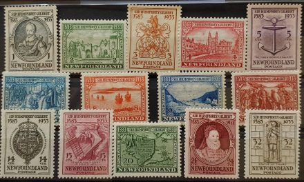 Newfoundland #212-225 Never Hinged 1933 Gilbert Set (14)