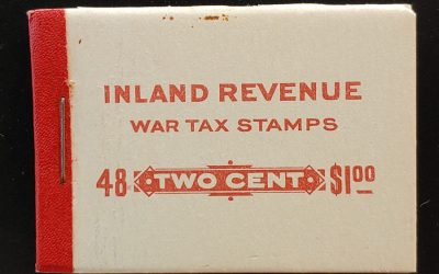 Canada #FWT8f Never Hinged 1920 $1 Red Binding Booklet (48)