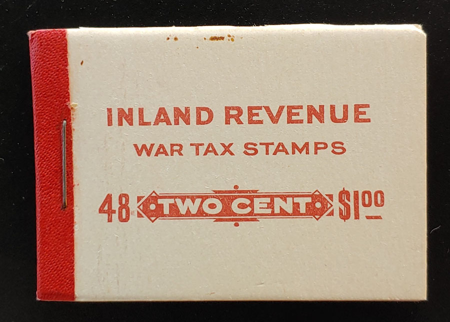 Canada #FWT8f Never Hinged 1920 $1 Red Binding Booklet $300 (48)