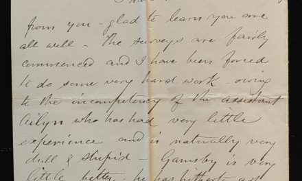 Port Moody, B.C. 26 June 1881 Marcus Smith 3-page letter to his wife
