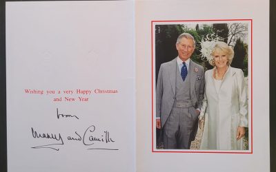 Prince Charles and Lady Camilla Signed 2006 Christmas Card
