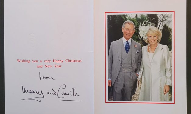 Prince Charles and Lady Camilla Signed 2006 Christmas Card
