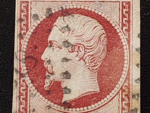 France #21 Used 1853 1 Franc Lake Napoleon III