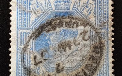 G.B. #141 F/VF Used Edward VII 10 Shillings