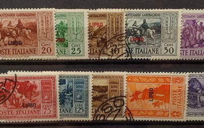 Italy/Aegean Islands/Lipso #17-26 F/VF Used 1932 Set (10)