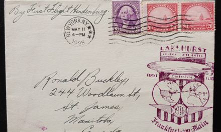 U.S.A. 11 May 1936 43c Hindenburg Zeppelin Flight Cover to Frankfurt