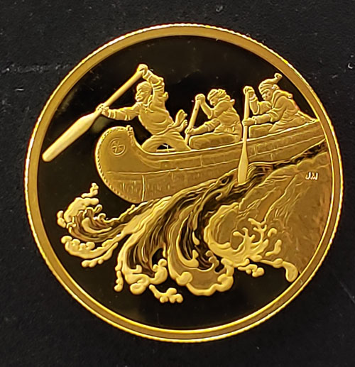 Canada Proof 2005 Fur Trade 1/2oz Gold $200