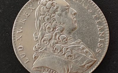 France circa 1730 Louis XV 8gm Silver Jeton