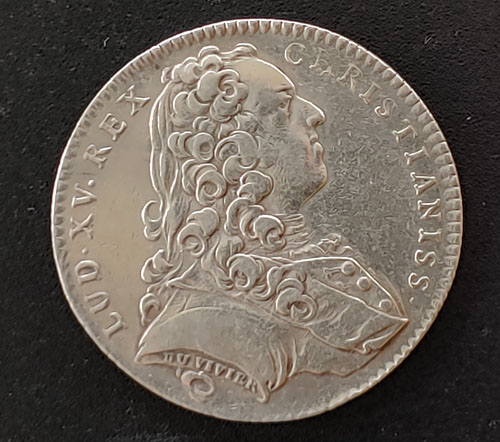 France circa 1730 Louis XV 8gm Silver Jeton