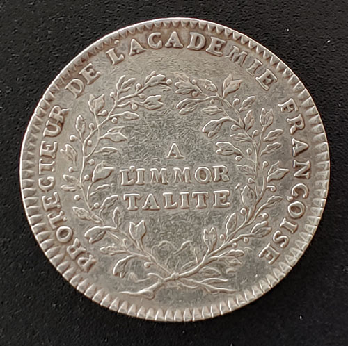 France circa 1730 Louis XV 8gm Silver Jeton
