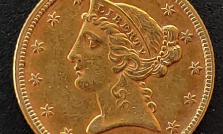 U.S./Colonial Canada VF+ 1880 Gold $5 Half Eagle .24187oz AGW