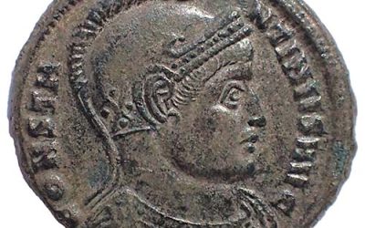 Constantine I 307/337AD 19mm 3gm Ae Follis struck at Aquileia