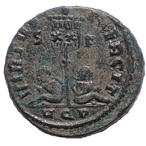 Constantine I 307/337AD 19mm 3gm Ae Follis struck at Aquileia