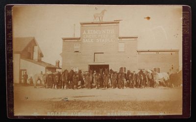 Rosser Avenue Brandon, Manitoba 8×5″ Irwin Photo of Livery, sml flaws