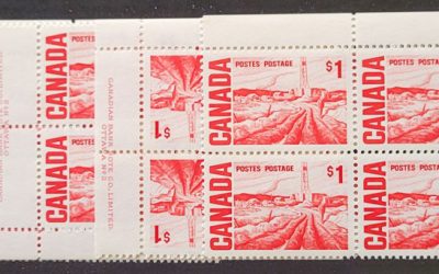 Canada #465Biv VFNH 1971 $1 Centennial Plate 2 Matched Set