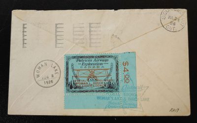 Patricia Airways #CL18 24 Jul 1926 52c First Flight Cover (2)