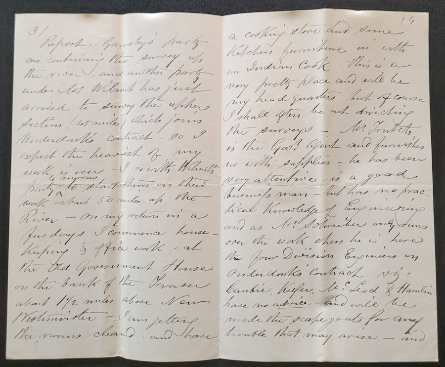 New Westminster, B.C. 19 Jul 1881 6-pg Marcus Smith Letter home