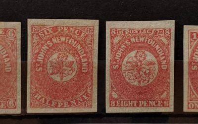 Newfoundland #20-23 VF Mint HR 1861/62 quartet