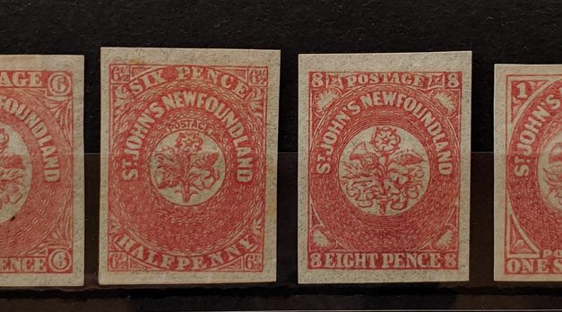 Newfoundland #20-23 VF Mint HR 1861/62 quartet