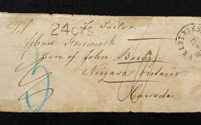 Germany 15 Apr 1873 24c Cover to Sailor in Niagara, Ont