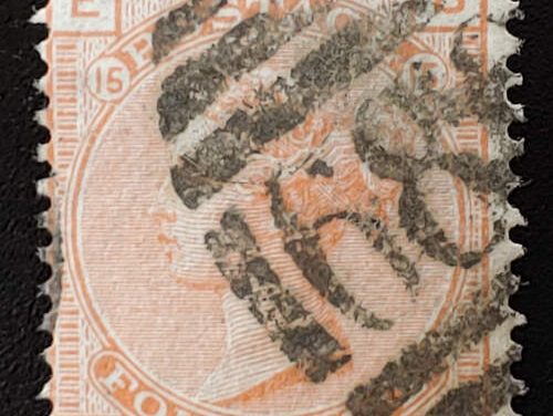 G.B. #69 VG/F Used 1876 4d Vermilion Plate 15