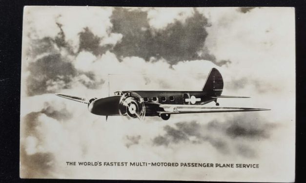 United Air Lines Unused World’s Fastest Passenger Plane Postcard