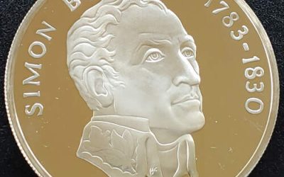 Panama Proof 1974 Bolivar Silver 20 Balboas 3.8291oz ASW