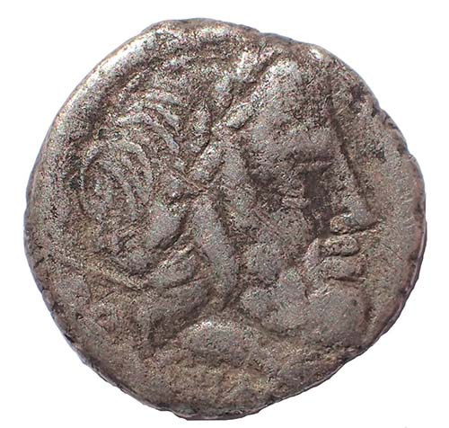 L. Rubrius Dossensus 87 BC 17mm 3.7gm Silver Denarius