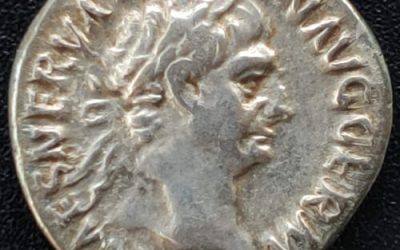 Trajan 98-117 AD 3.14gm Silver Denarius w/ Abundantia