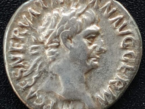 Trajan 98-117 AD 3.14gm Silver Denarius w/ Abundantia