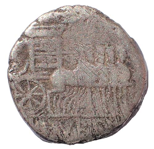 L. Rubrius Dossensus 87 BC 17mm 3.7gm Silver Denarius