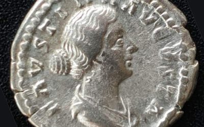 Faustina Jr 175/176 AD as Faustina Augusta 3.52gm Silver Denarius w/ Venus