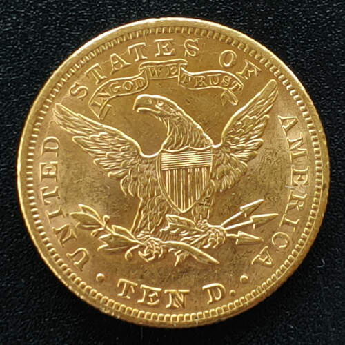 U.S.A. XF 1900 Coronet Gold $10 Eagle, trifle rim nick .48375oz AGW