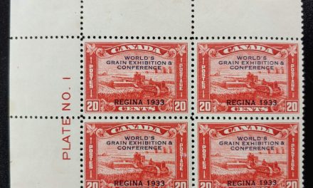 Canada #203 Fine+ three Never Hinged Mint 1933 20c UL Plate 1 Block