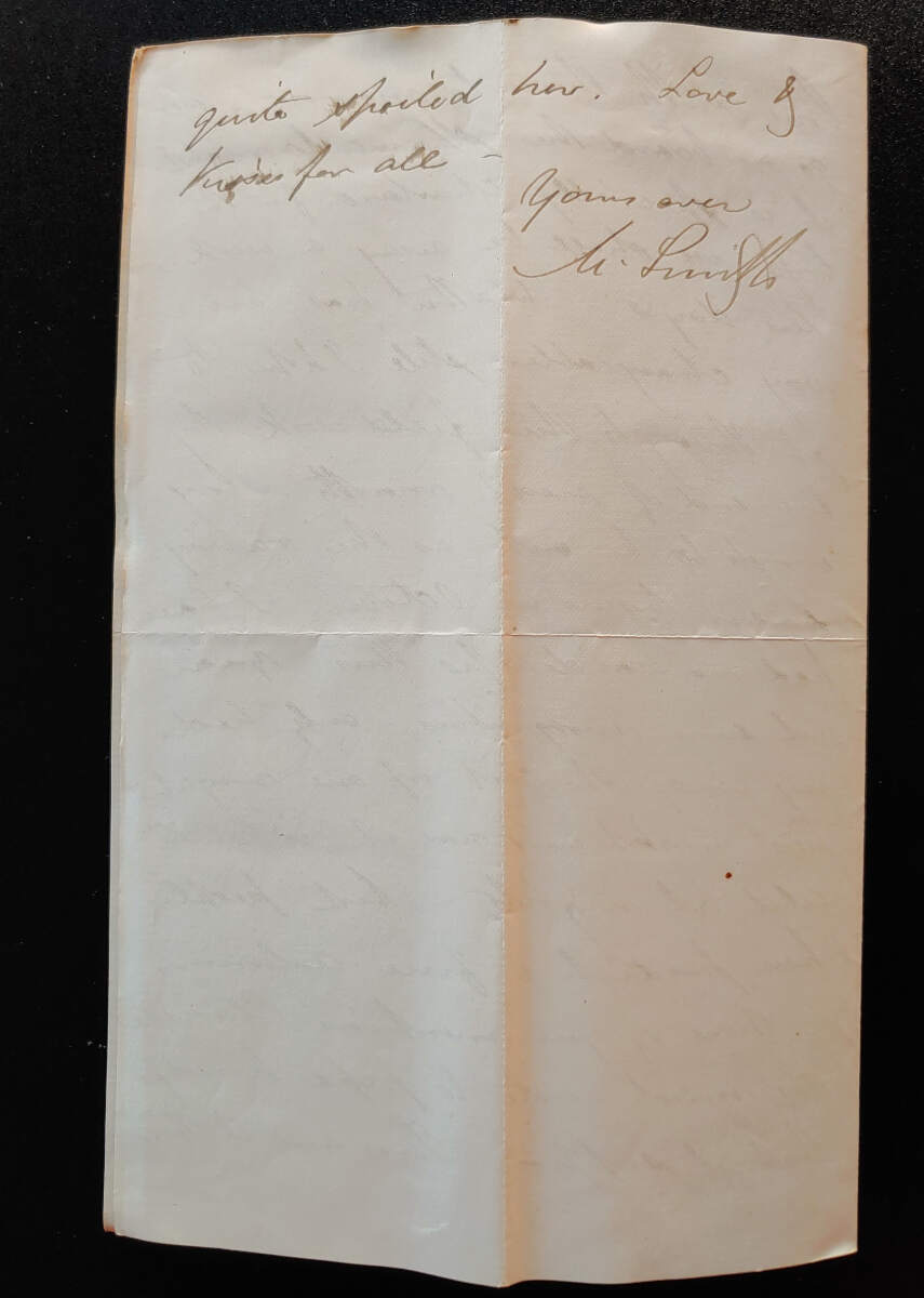 New Westminster, B.C. 28 Aug 1881 3pg Marcus Smith letter to wife