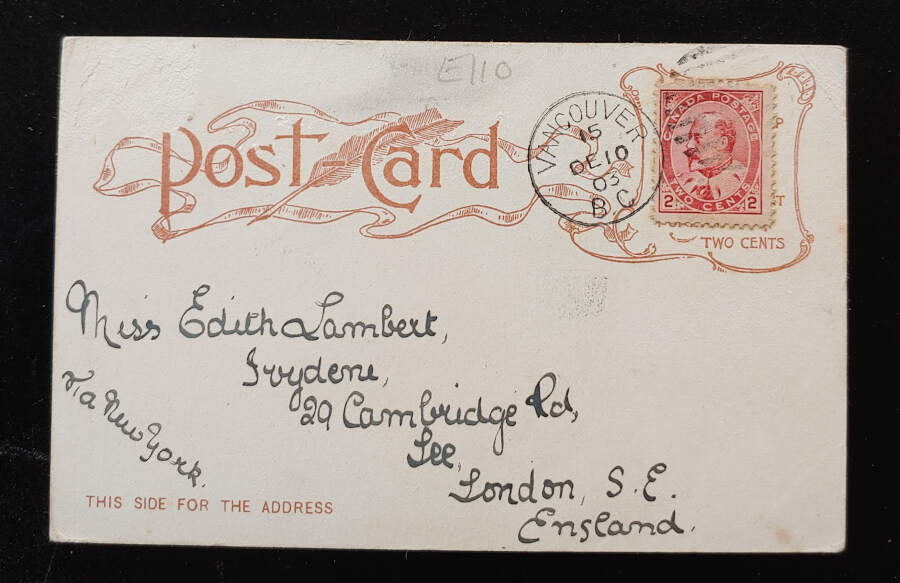 Chinese Butcher & Grocer 10 Dec 1903 2c Mitchell colour Postcard