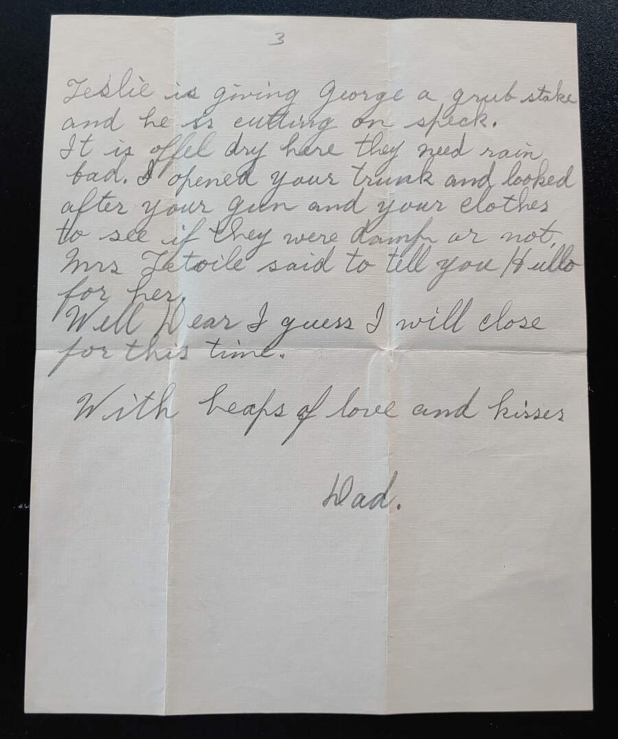 South Hazelton, B.C. 3 Jun 1938 3c Cover & interesting contents