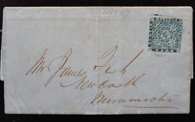 Nova Scotia #2 28 May 1859 Halifax/Miramichi FLS, contents