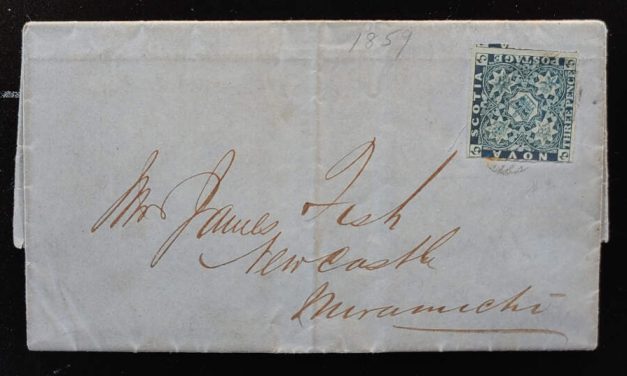 Nova Scotia #2 28 May 1859 Halifax/Miramichi FLS, contents