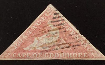 Cape of Good Hope #12 Used 1863/64 1d Cape Triangle