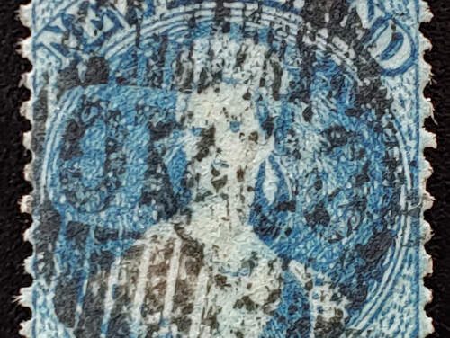 N.Z. #17 Used 1862 2d Chalon